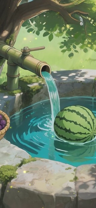 夏日清新水井