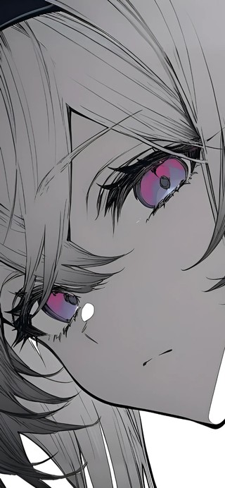 冷漠看着你的黑白少女-林雨霞