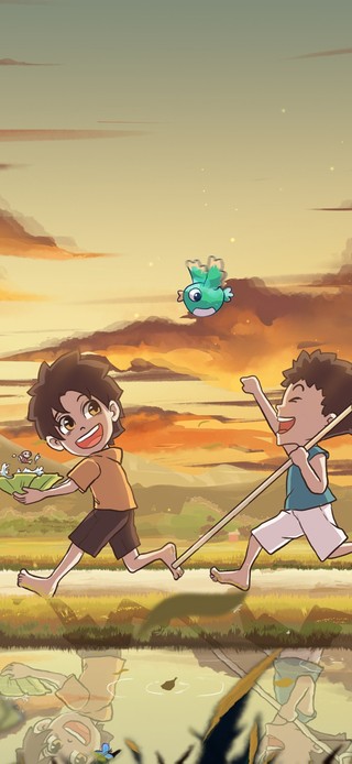 夏日黄昏