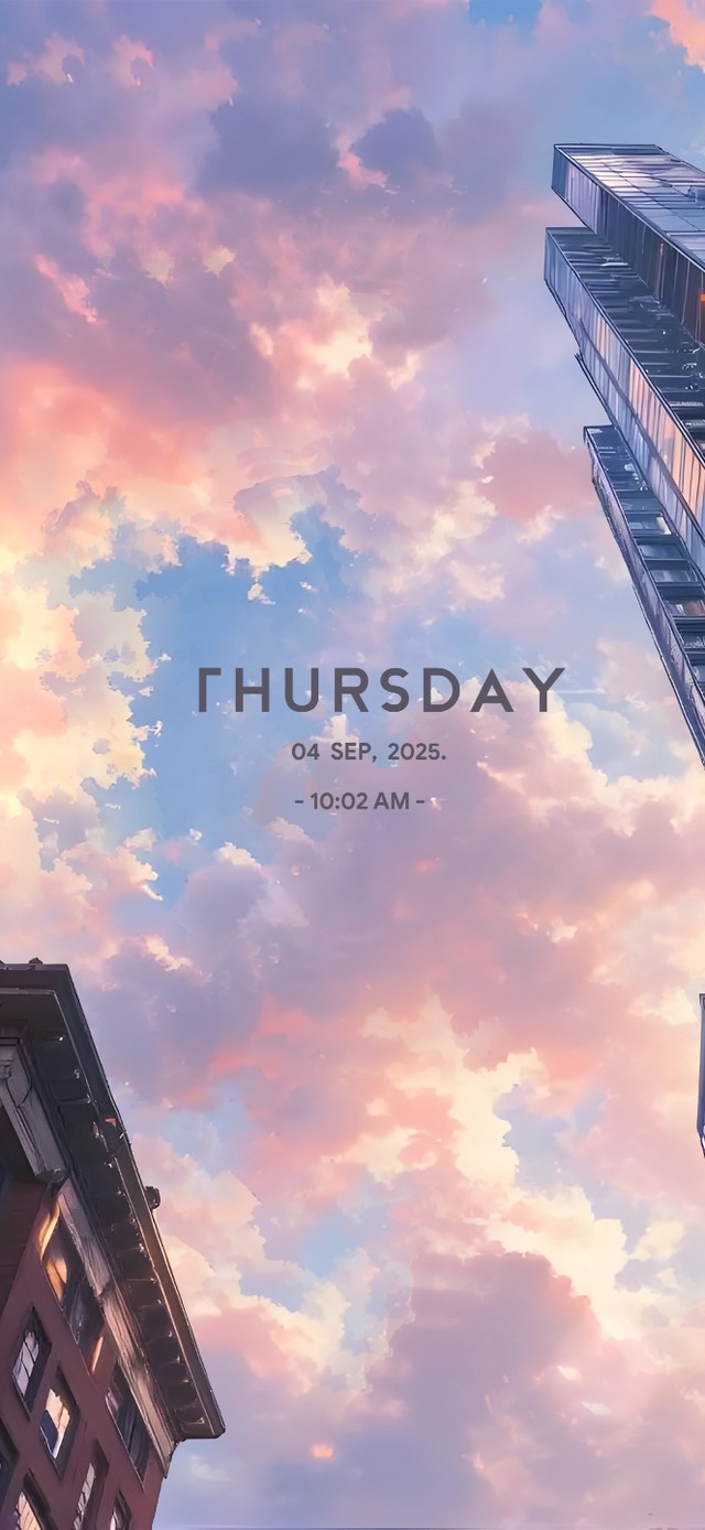 极致梦幻！晚霞映照 唯美城市