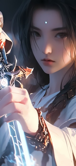 4K赛博古风女神