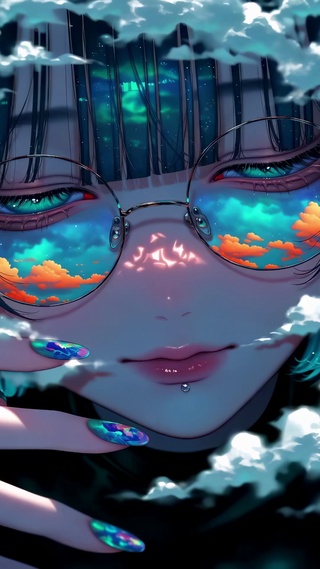 眼镜里的风景