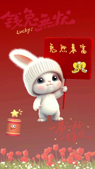 钱兔无忧 大展宏兔