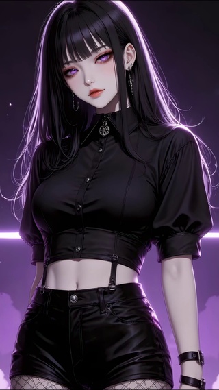 暗黑系酷女孩