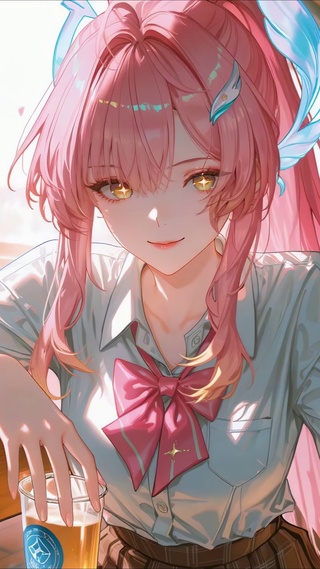 午后教室粉发少女爱弥斯