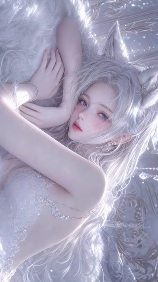 白狐美人