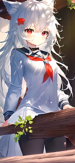 白发兽耳萝莉