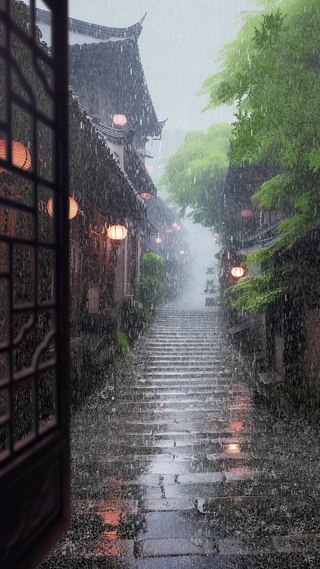 江南烟雨