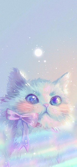 清新可爱彩虹猫咪