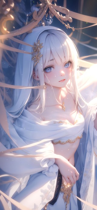 白发天使少女