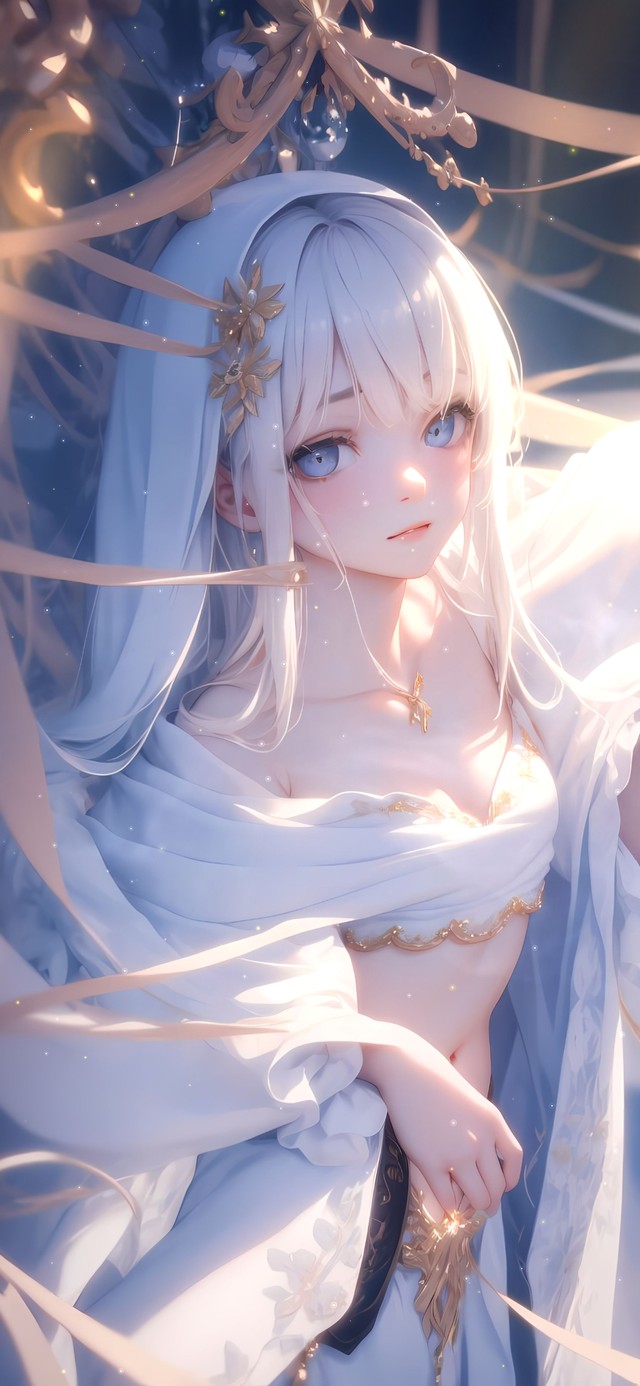 白发天使少女