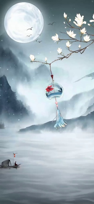 明月寄相思 动态风铃