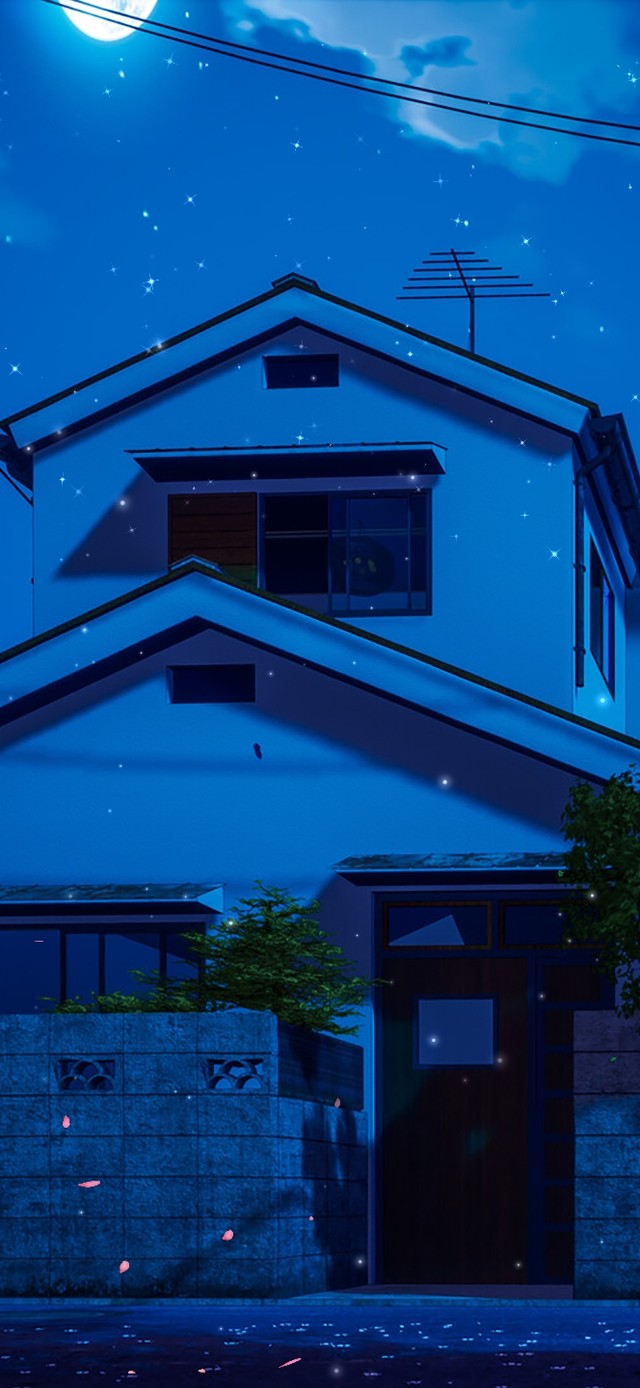 唯美治愈夜晚（带真实时间）