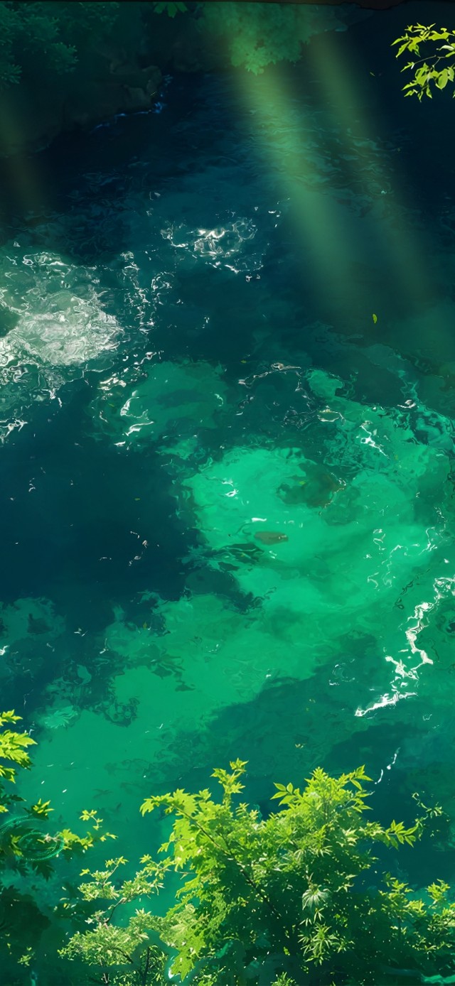 4K 渌渊叠翠 叶隙光年