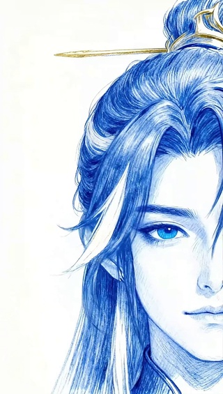 双生彩绘 赵怀真