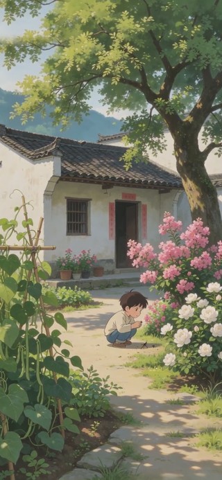 小院人家·夏 手机锁屏