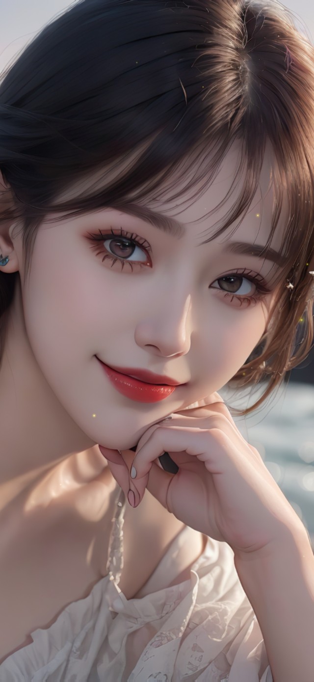 纯欲系长发女生