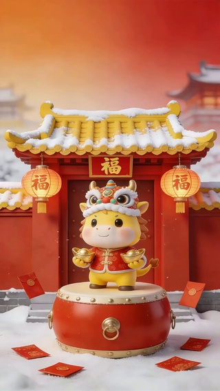 新春福到祝福壁纸