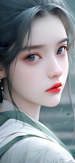 4K唯美清新护眼古风少女