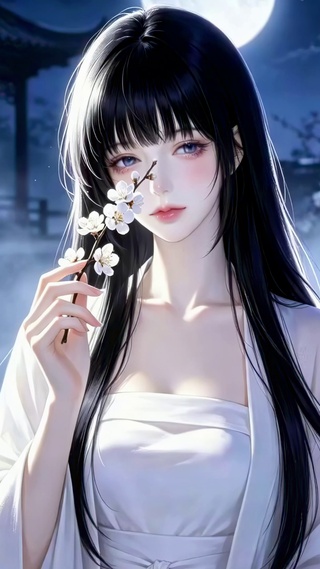 纯欲系清冷古风美人