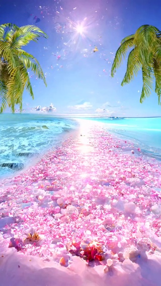 玫瑰海滩