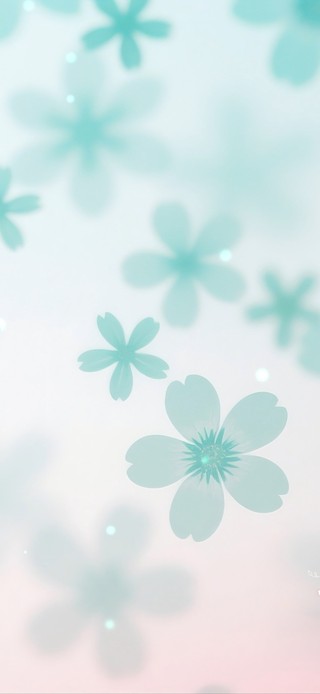 雾影浮香蓝雪花