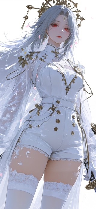 唯美婚纱女孩