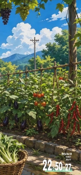 农家小院的夏天