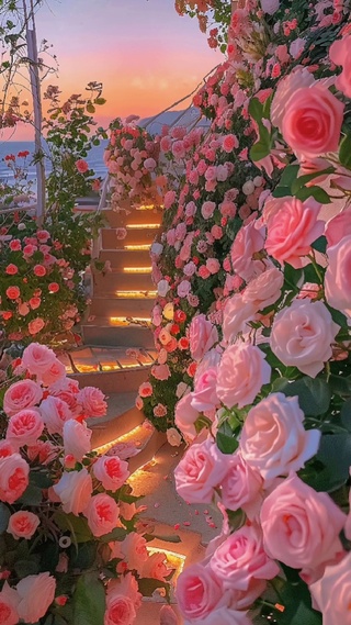 玫瑰阶梯