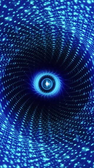 4k漩涡隧道旋转-竖屏