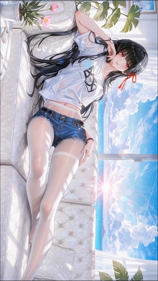 白丝居家纯欲少女千咲