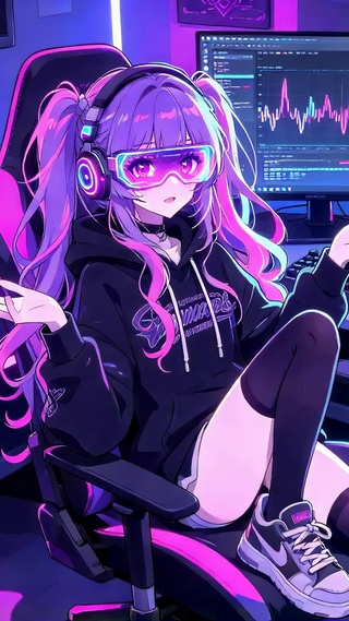 赛博朋克电竞美少女