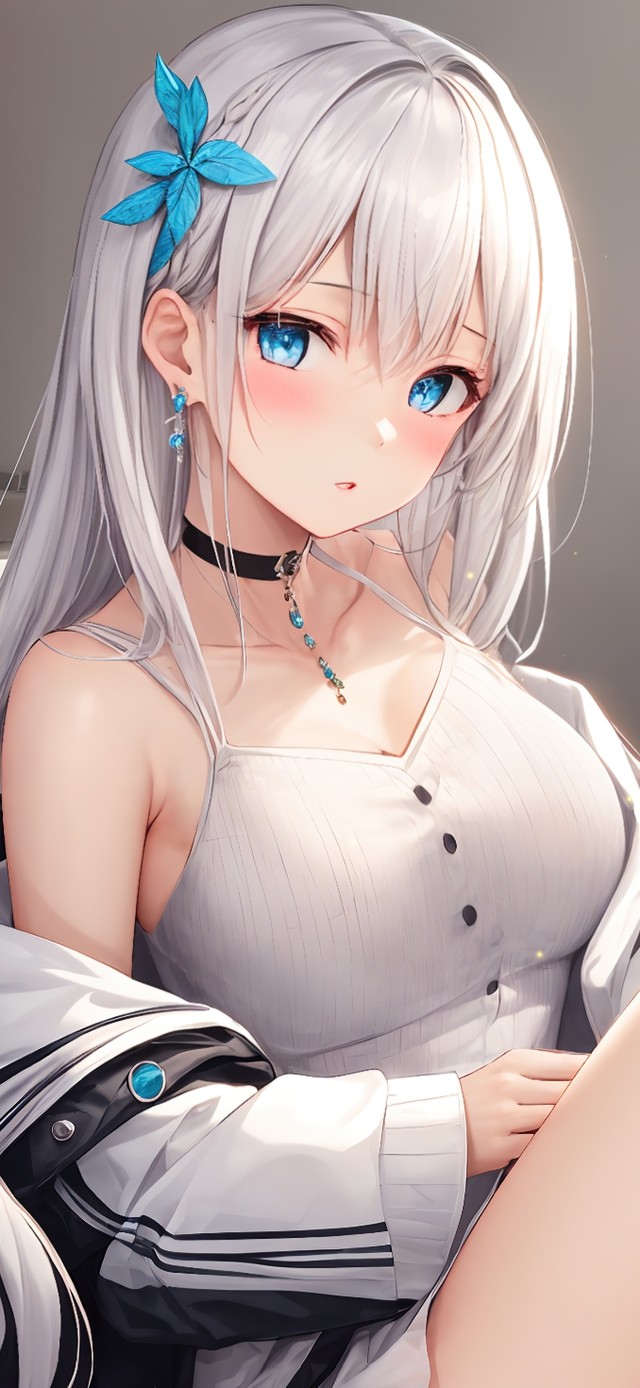 宅家白毛萝莉