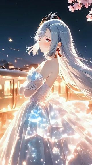 申鹤丨樱夜赴约丨