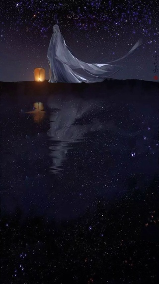 夜空下的你