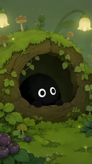 黑萌精灵的治愈森林小屋