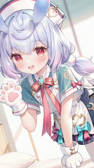 兽耳护士帽可爱希格雯