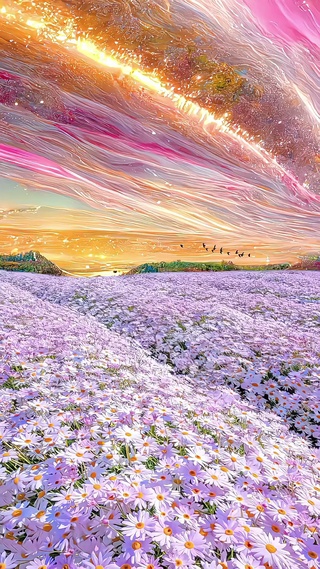 极光花海