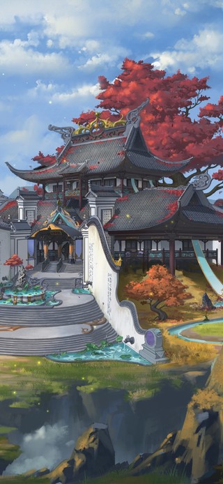 4K古风山庄书院