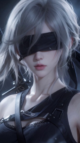 持剑美女