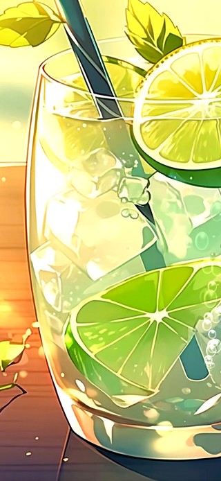 阳光橙气泡水