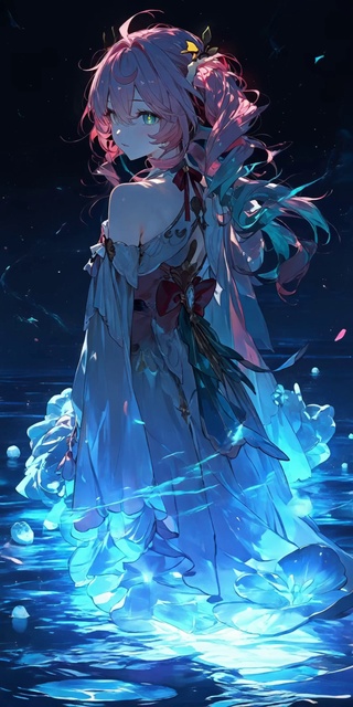 水影轻绕·风堇