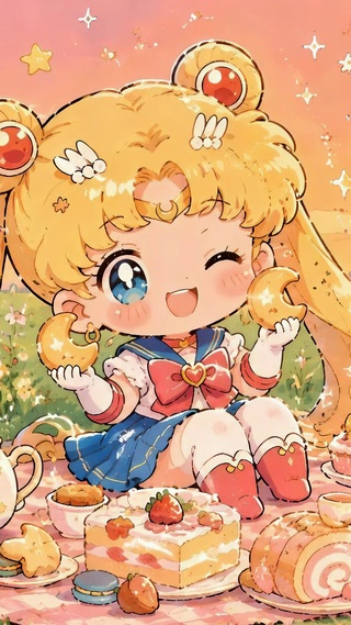 Q版美少女野餐时刻