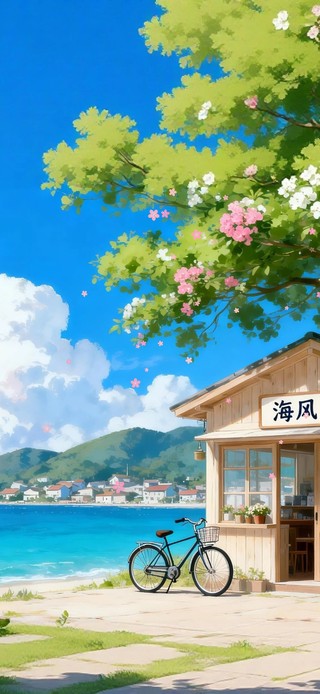 清新海边小屋