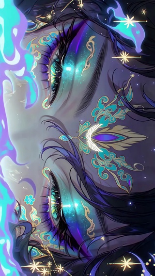 眸中星河眨眼动态