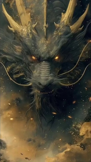 具有压迫感的龙