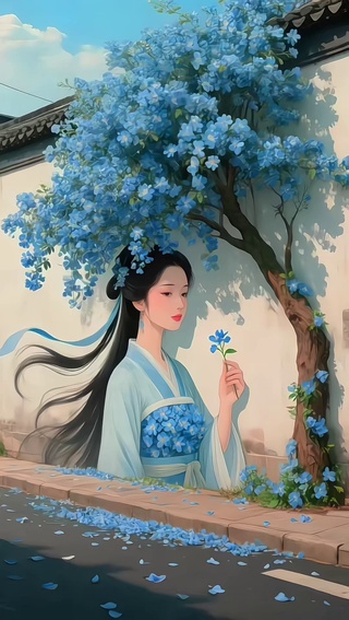 花墙美女壁纸②