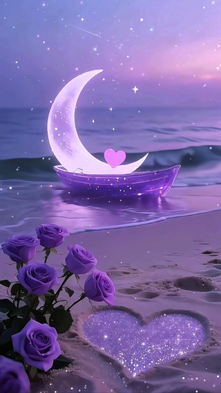 梦幻海边