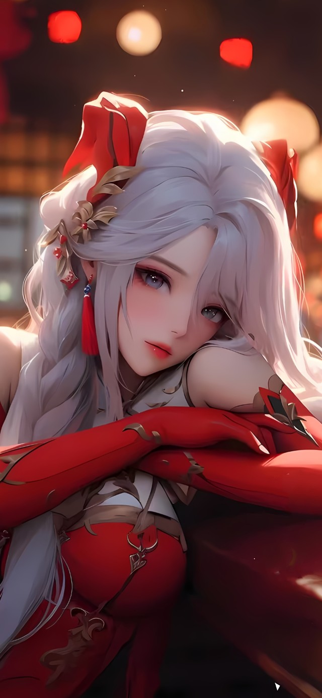 4k龙年可爱女孩