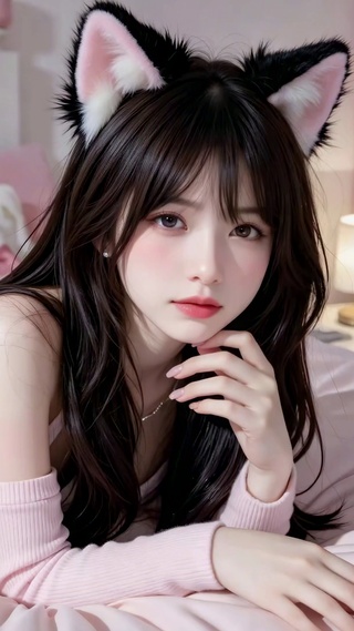猫耳少女卧室